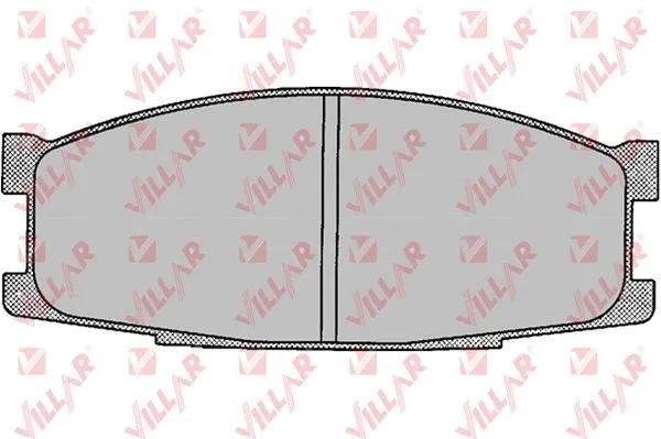 Kit de plaquettes de frein, frein à disque VILLAR 626.0046