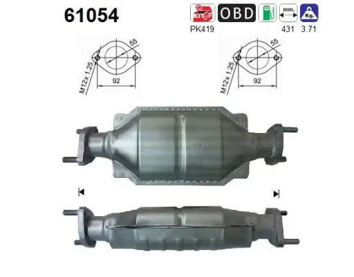 Catalyseur AS 61054