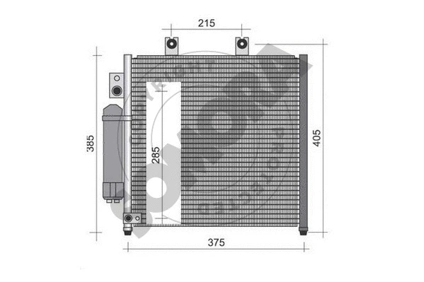 Condenseur, climatisation SOMORA 210160