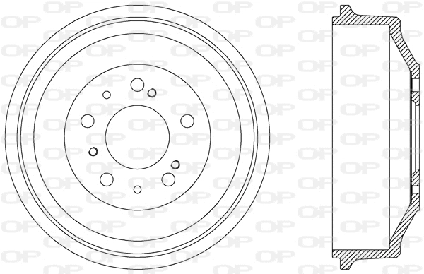 Tambour de frein OPEN PARTS BAD9003.10