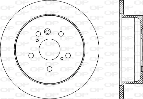 Disque de frein OPEN PARTS BDR2172.10