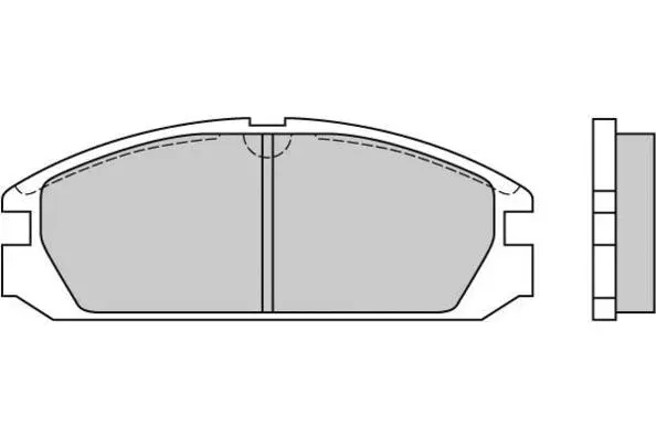 Kit de plaquettes de frein, frein à disque E.T.F. 12-0503