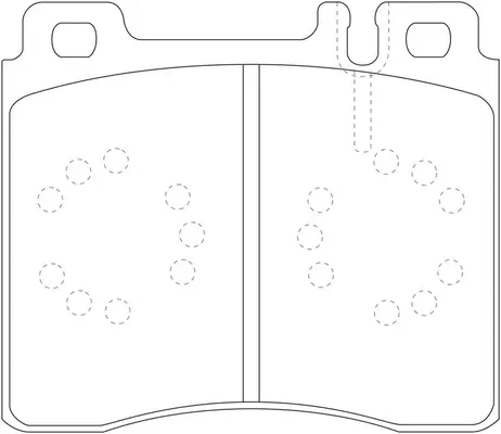 Kit de plaquettes de frein, frein à disque SB BP31029