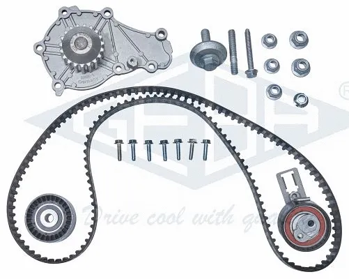 Pompe à eau + kit de courroie crantée GEBA K30040AS