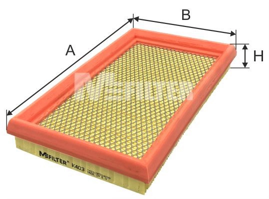 Filtre à air MFILTER K 403