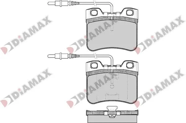 Kit de plaquettes de frein, frein à disque DIAMAX N09793
