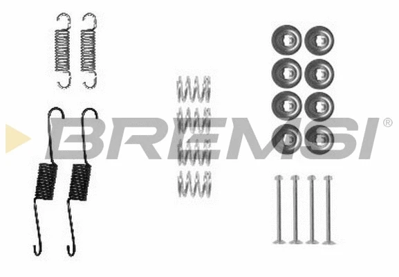 Kit d'accessoires, mâchoire de frein BREMSI SK0031