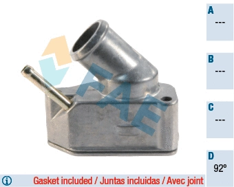 Thermostat, liquide de refroidissement FAE 5345892