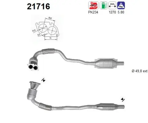 Catalyseur AS 21716