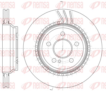 Disque de frein REMSA 61296.10