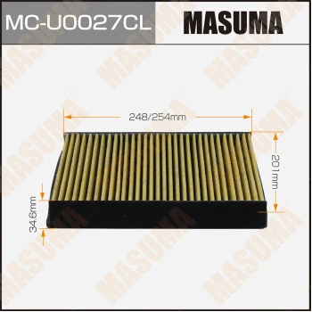 Filtre, air de l'habitacle MASUMA MC-U0027CL