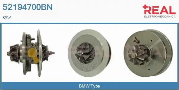 Groupe carter, turbocompresseur REAL 52194700BN
