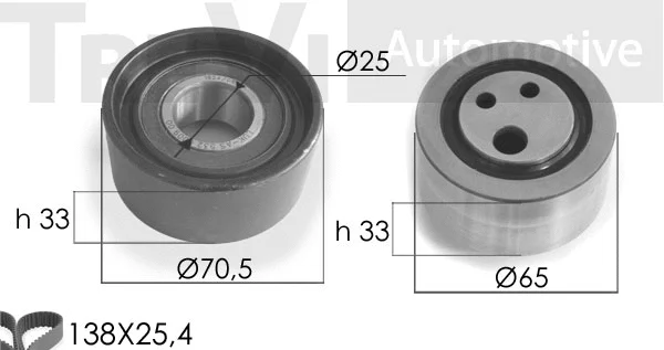 Kit de courroie crantée TREVI AUTOMOTIVE KD1065