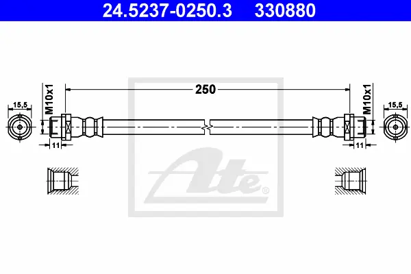 Flexible de frein ATE-APAC 24.5237-0250.3