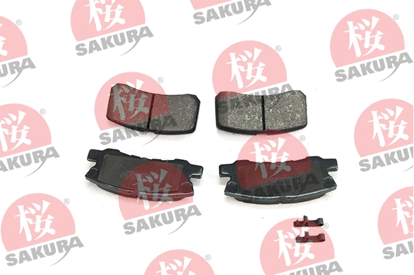 Kit de plaquettes de frein, frein à disque SAKURA 601-50-4280