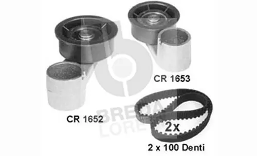 Kit de courroie crantée BREDA LORETT KCD0203