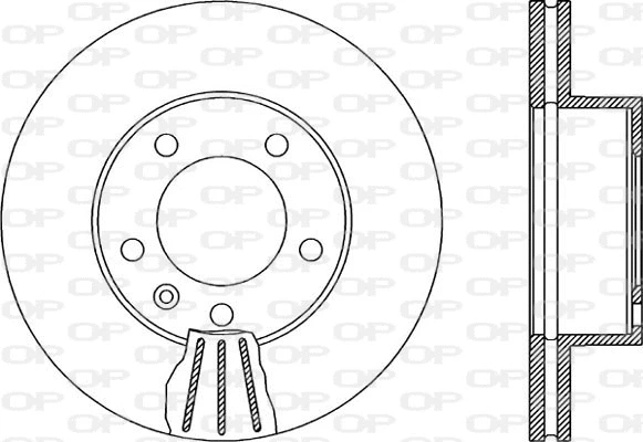 Disque de frein OPEN PARTS BDA1979.20
