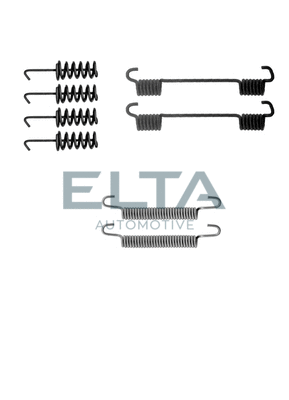 Kit d'accessoires, mâchoires de frein de stationnement ELTA AUTOMOTIVE EA8106