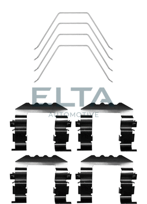 Kit d'accessoires, plaquette de frein à disque ELTA AUTOMOTIVE EA8850