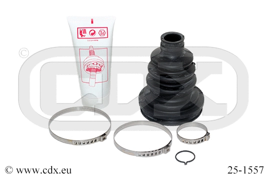 Jeu de joints-soufflets, arbre de commande CDX 25-1557