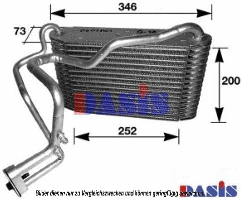 Évaporateur climatisation AKS DASIS 820009N