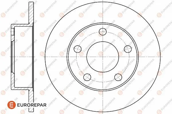 Disque de frein EUROREPAR 1618887280