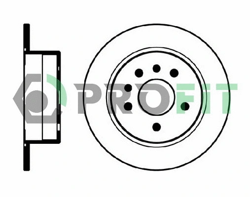 Disque de frein PROFIT 5010-0239