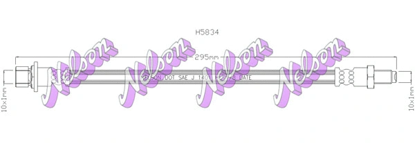 Flexible de frein KAWE H5834