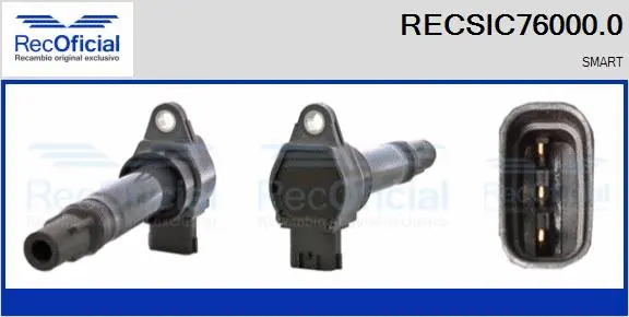 Bobine d'allumage RECOFICIAL RECSIC76000.0