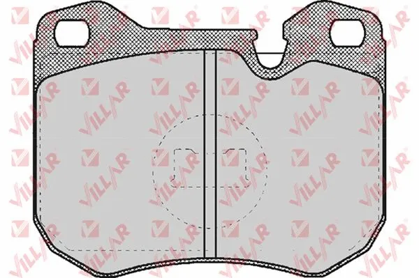 Kit de plaquettes de frein, frein à disque VILLAR 626.0402