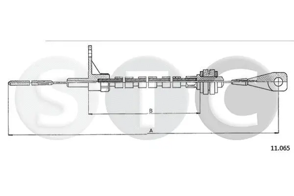 Câble d'accélération STC T483814
