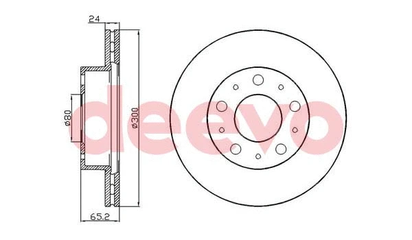 Disque de frein DEEVO BD31420