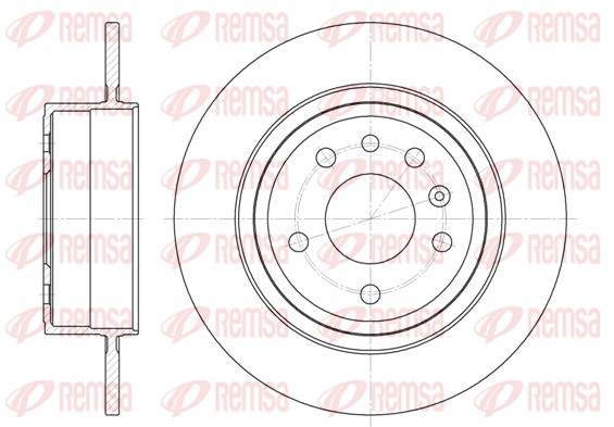 Disque de frein REMSA 6764.00