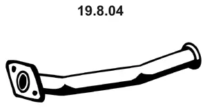 Tuyau d'échappement EBERSPÄCHER 19.8.04