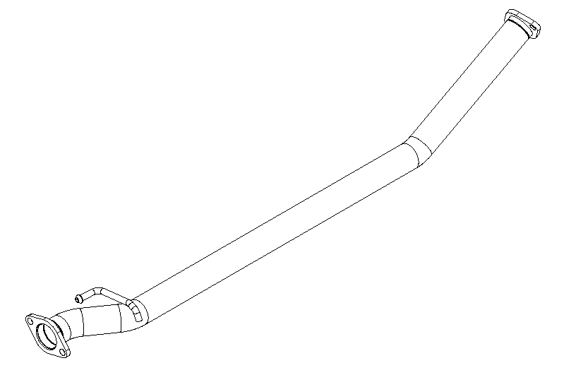 Tuyau d'échappement Vellerand 15393