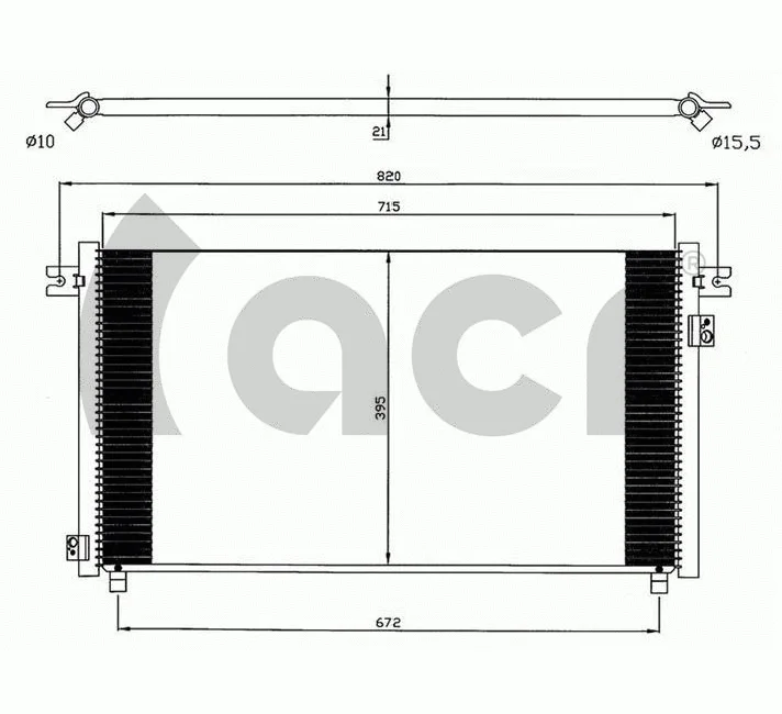 Condenseur, climatisation ACR 300615