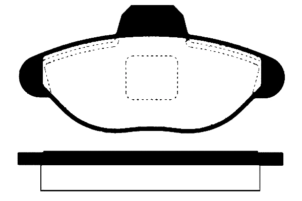 Kit de plaquettes de frein, frein à disque Technika 01238