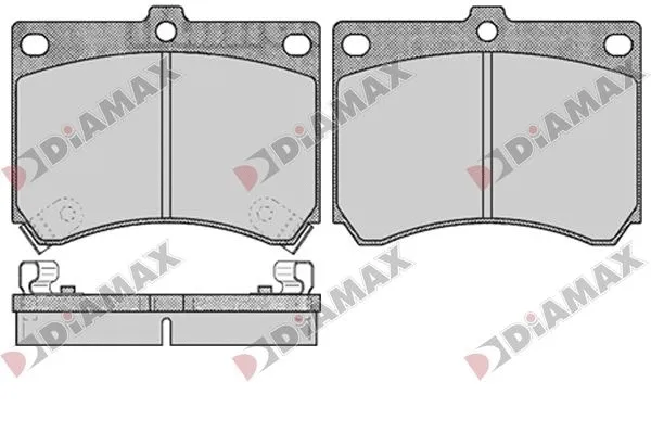 Kit de plaquettes de frein, frein à disque DIAMAX N09804