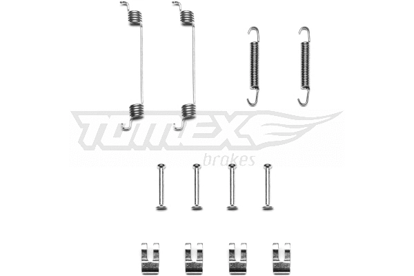 Kit d'accessoires, mâchoire de frein TOMEX Brakes TX 40-58