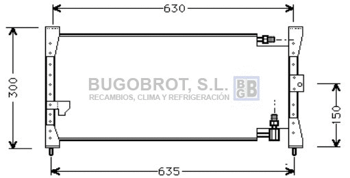 Condenseur, climatisation BUGOBROT 62-HD5088