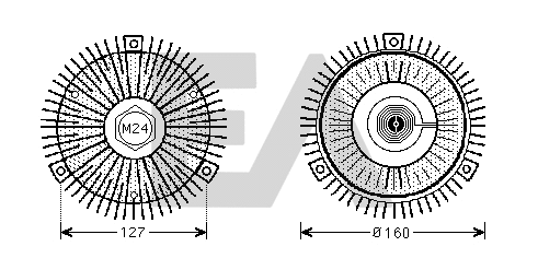 Roue du souffleur, refroidissement du moteur EACLIMA 35C07D07