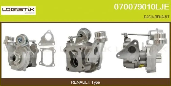 Turbocompresseur, suralimentation LGK 070079010LJE