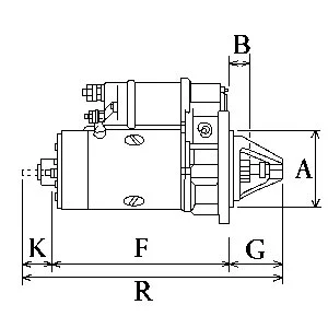 Démarreur HC-Cargo F 032 117 056