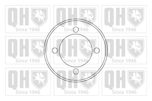 Disque de frein QUINTON HAZELL BDC4947