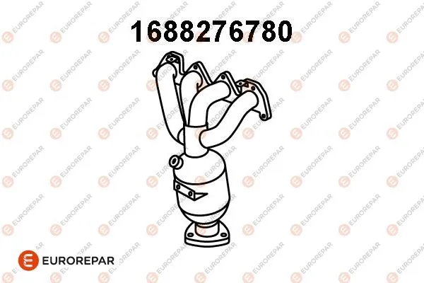 Catalyseur en coude EUROREPAR 1688276780