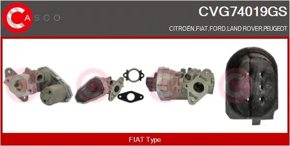 Vanne EGR CASCO CVG74019GS