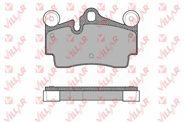 Kit de plaquettes de frein, frein à disque VILLAR 626.1362