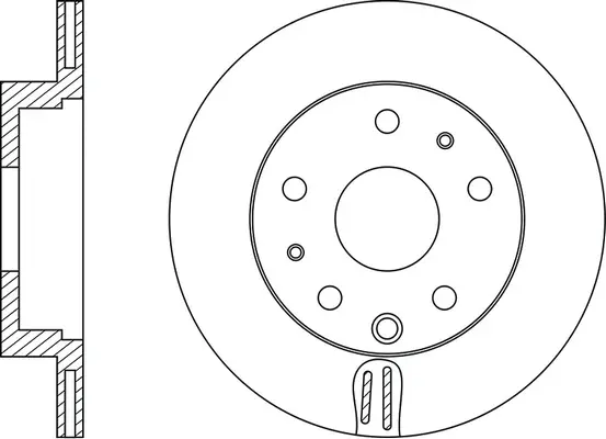 Disque de frein FIT FR0608V