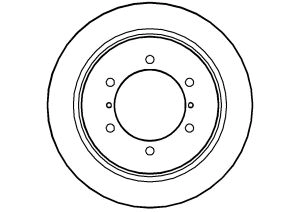 Disque de frein ABTEX BD701S