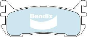 Kit de plaquettes de frein, frein à disque BENDIX-SEA DB1291 GCT